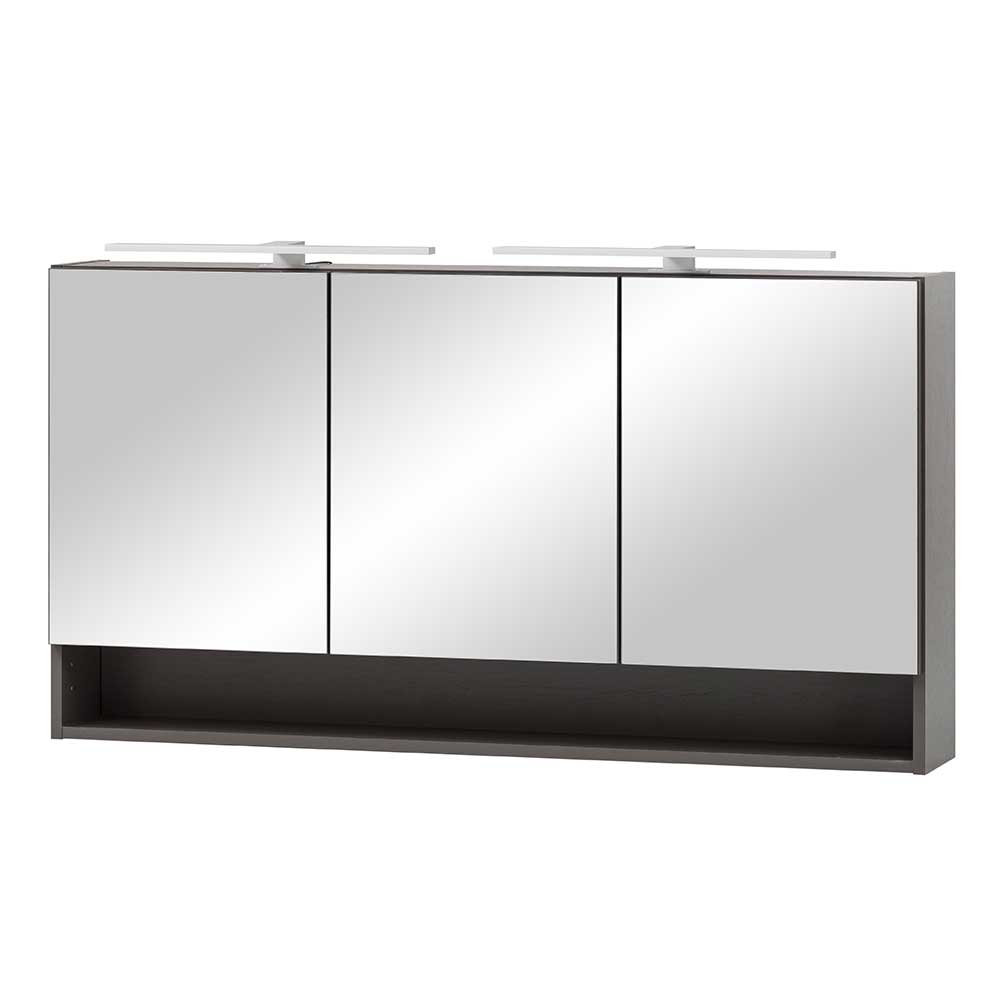 120cm Breiter 3D Spiegelschrank mit Ablagefach - Breznia