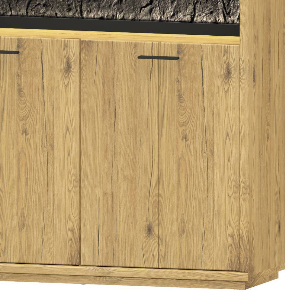 Design-TV-Anbauwand Set - Friburgo (dreiteilig)