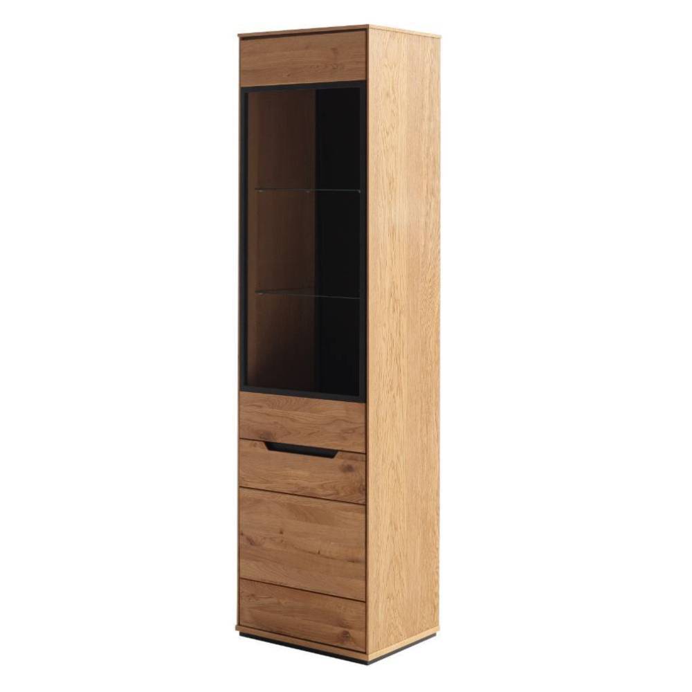 Vitrine in Wildeiche teilmassiv - Pulvaria