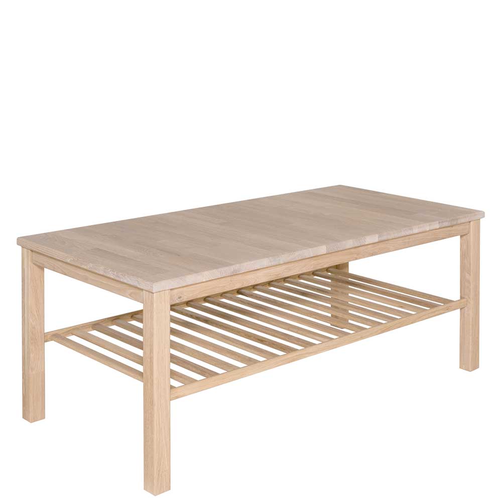120x60 Wohnzimmer Sofatisch im Skandi Design - Calvin