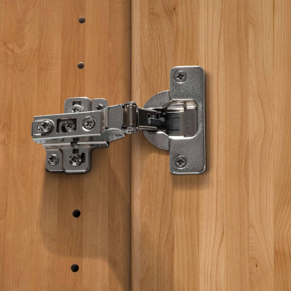 5-türiger Kleiderschrank mit Glas in Weiß - Crucav