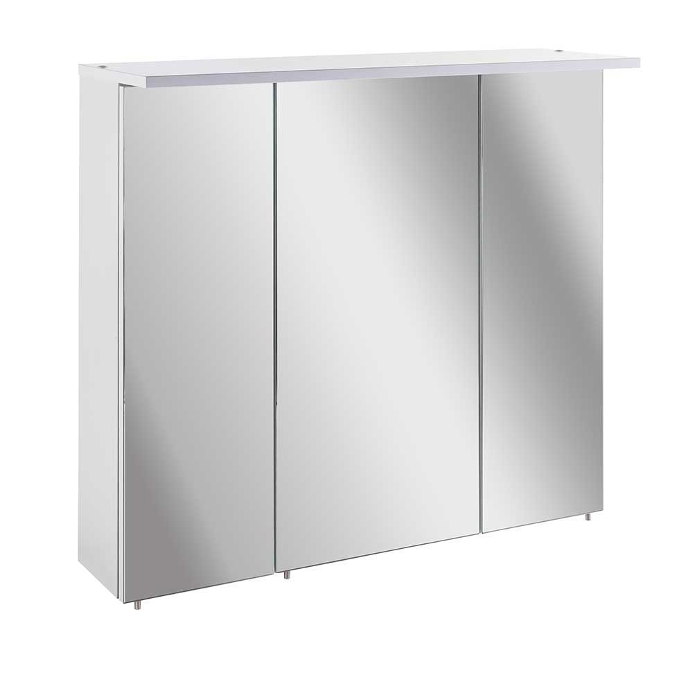 Weißer Spiegelschrank für das Bad - Yuliva