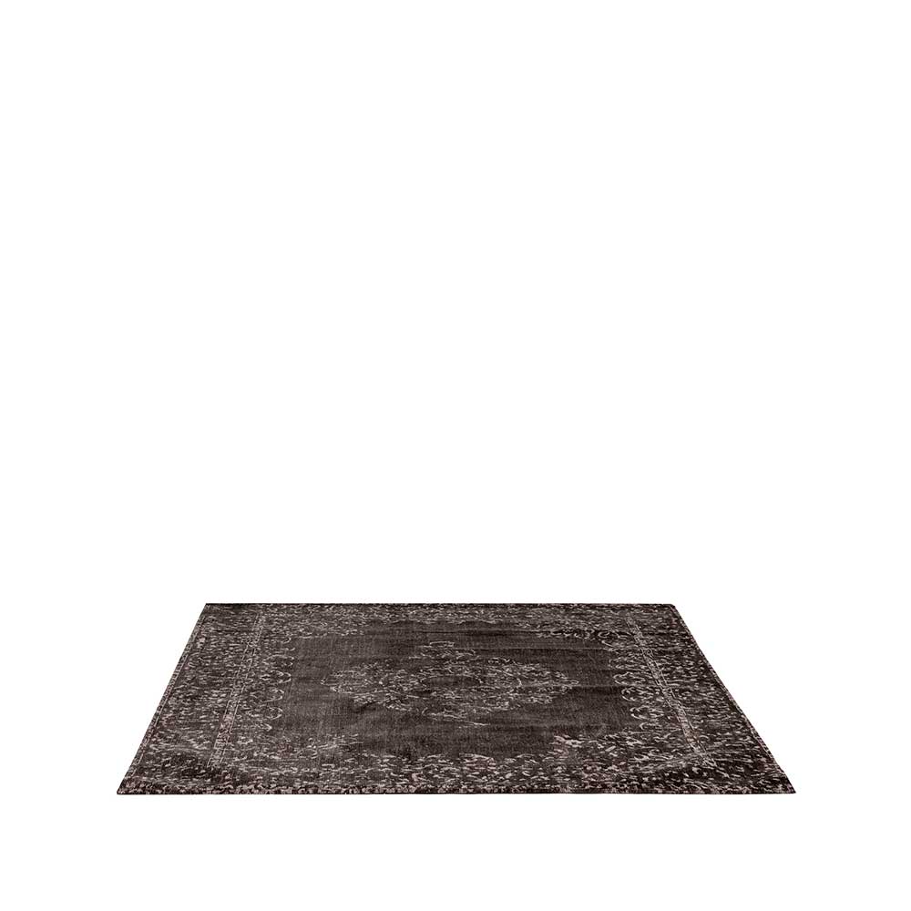 Vintage Design Teppich in Anthrazit - Rocks