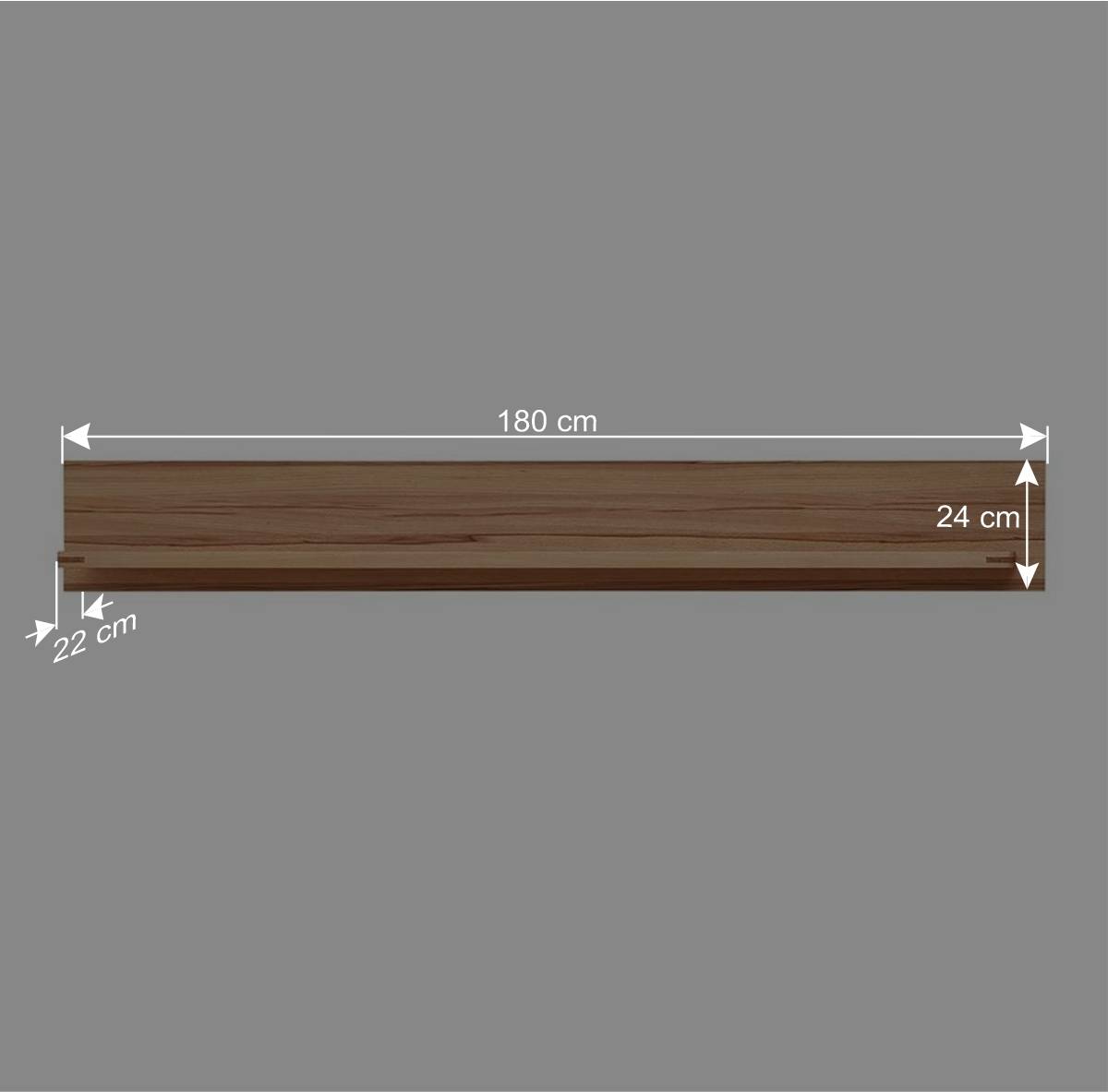 TV Board & Highboard & Hängeregal Set - Amyonta (dreiteilig)