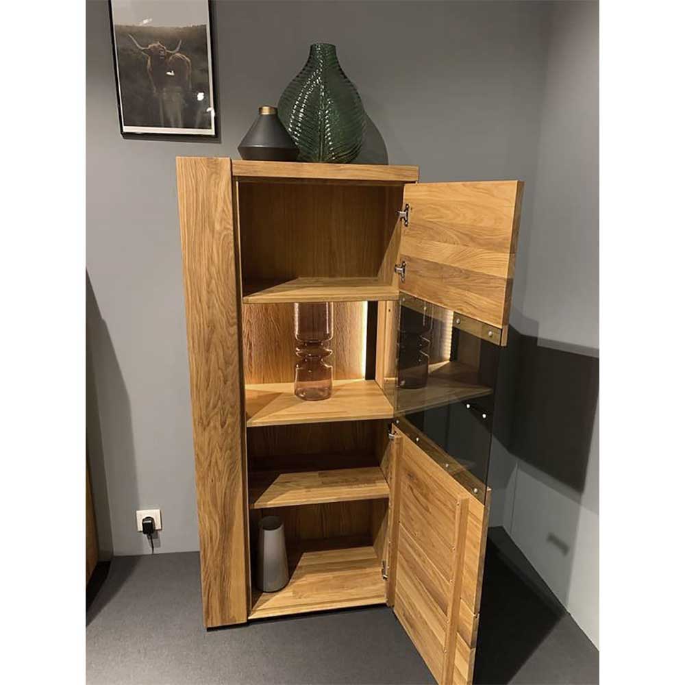 Vitrine aus Wildeiche geölt - Slaraduva