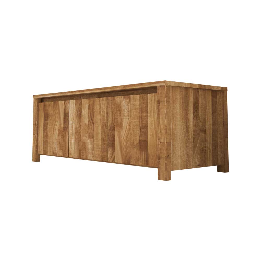 TV Lowboard Nadalia aus Wildeiche Massivholz