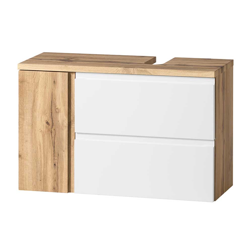 Badschrank für Waschbecken in der Größe 85x59x35 cm - Eight