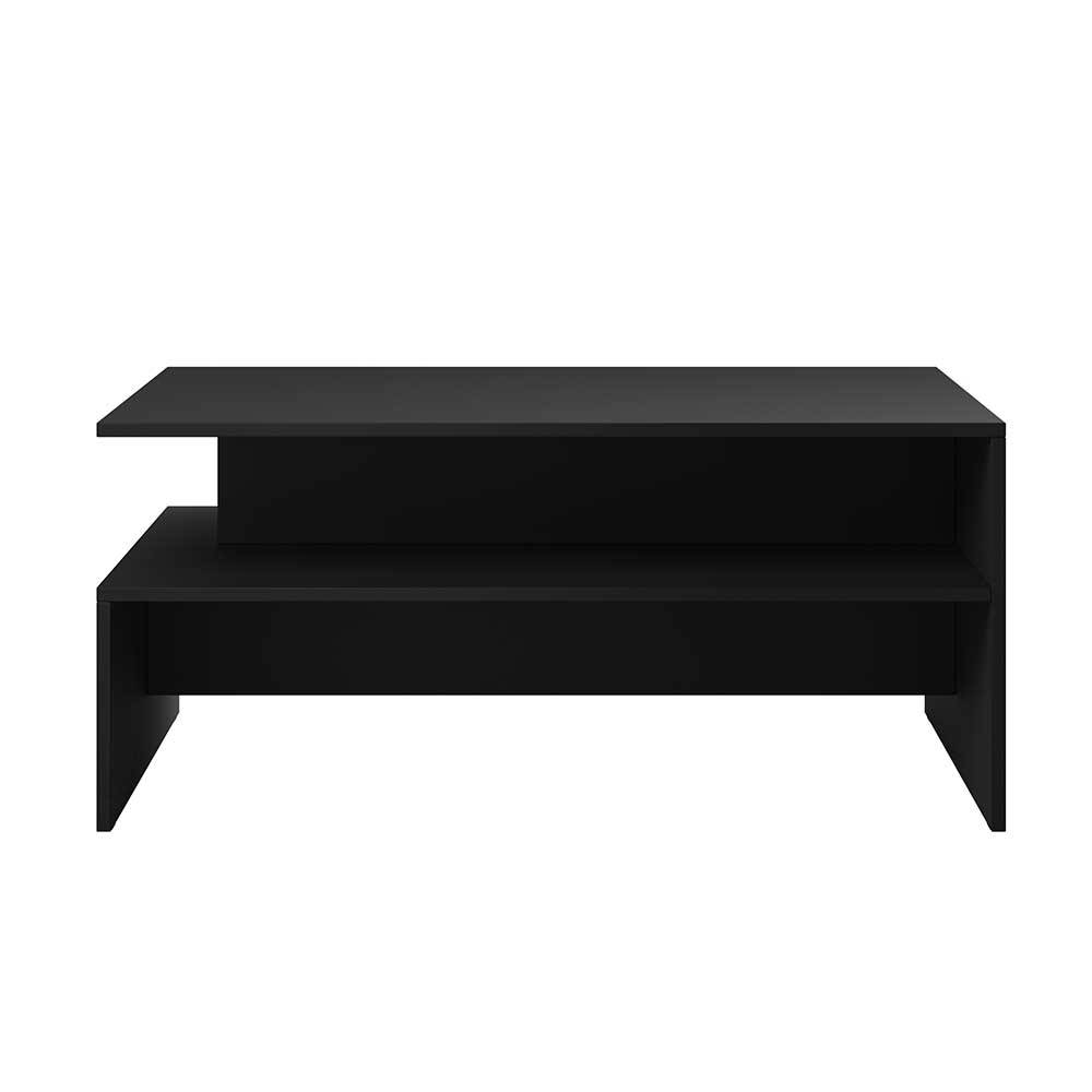 100x45x60 Wohnzimmer Couchtisch in Schwarz - Funtana
