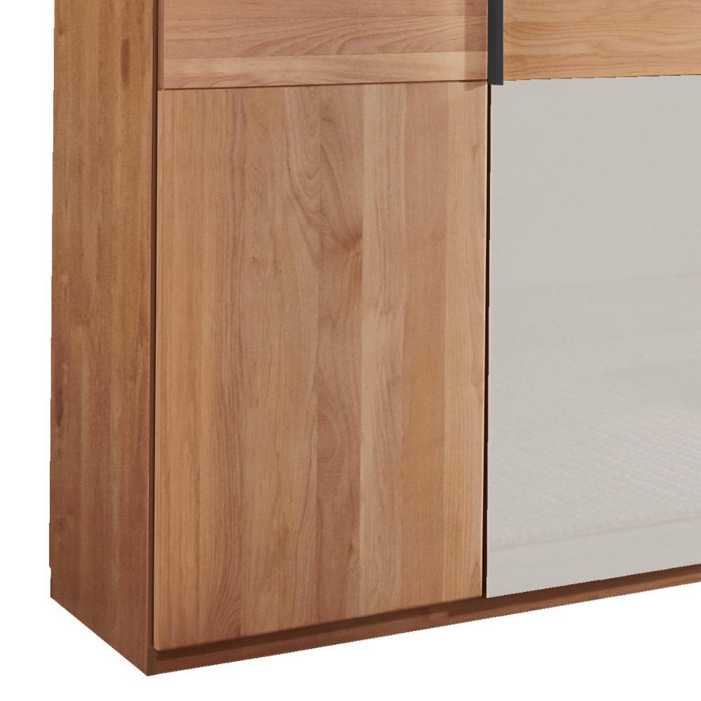 4-türiger Kleiderschrank in Erle teilmassiv - Dilacco