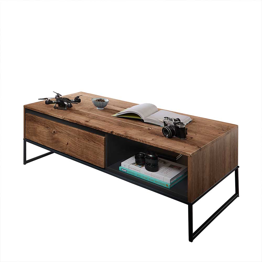 115x65 Wohnzimmer Tisch mit einer Schublade - Xindus