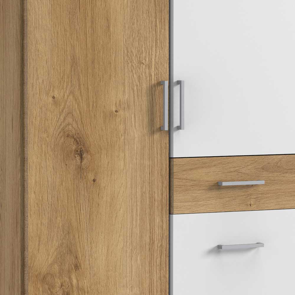Schlafzimmerschrank im Holz Look Plankeneiche - Curacao