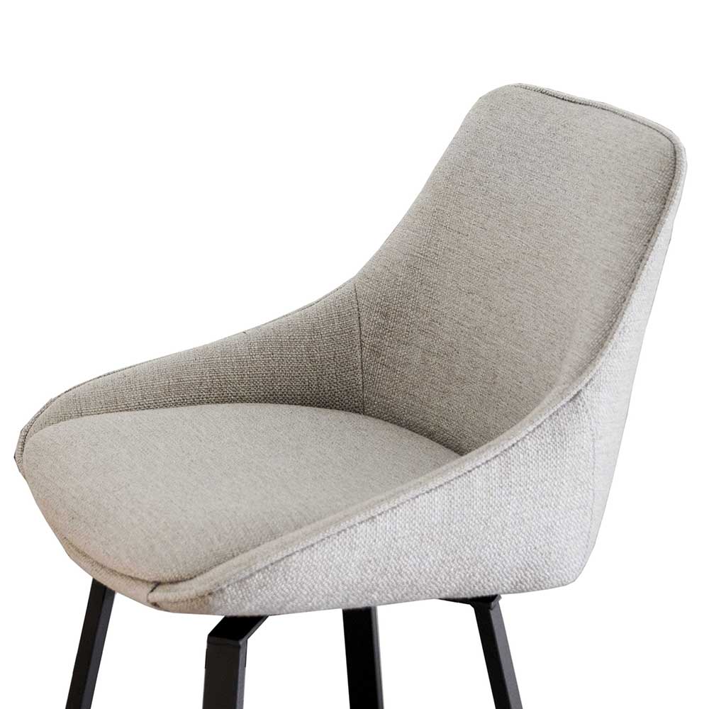 Drehbare Barstühle in Beige - Taja (2er Set)
