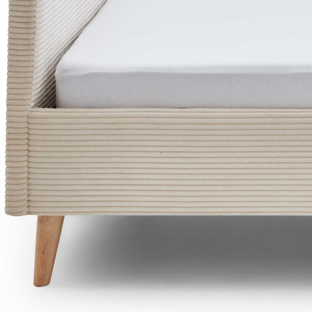 Cord Polsterbett in Beige - Faunatia