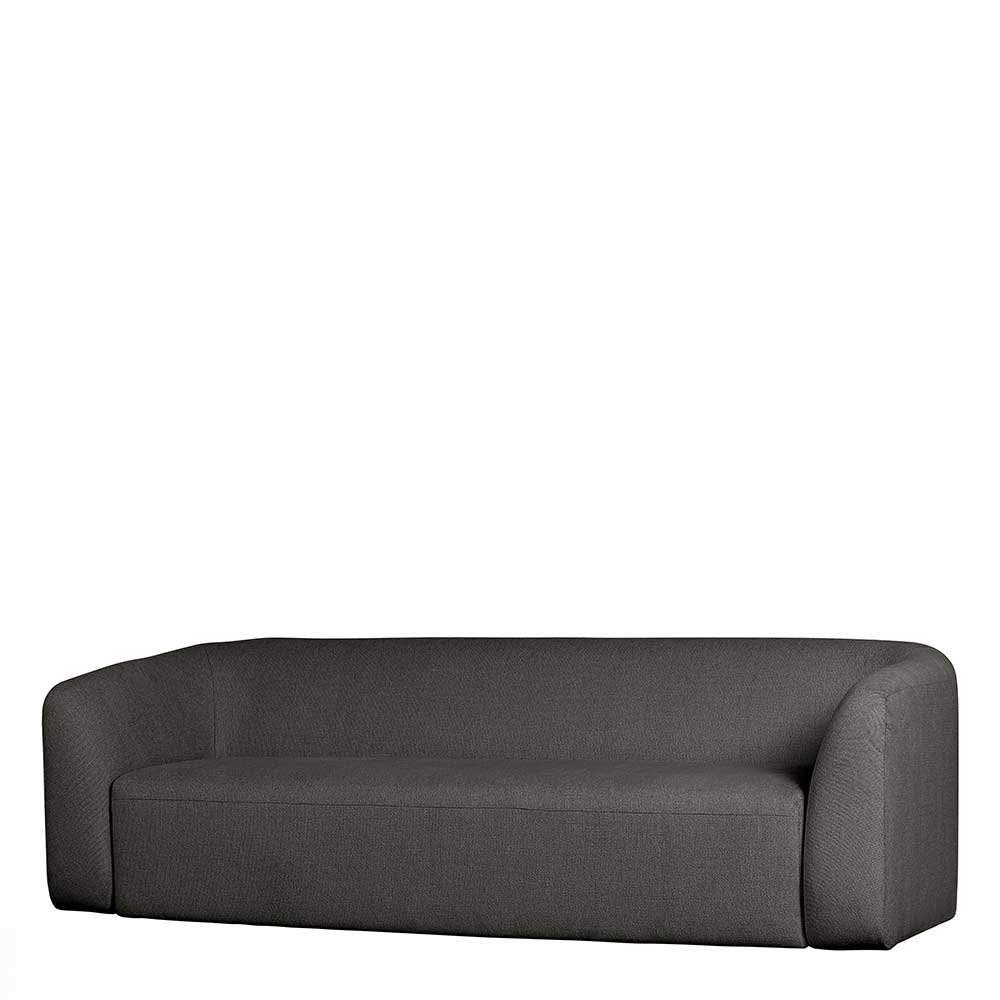 Skandi Chenille Sofa in Schwarzgrau - Prattl
