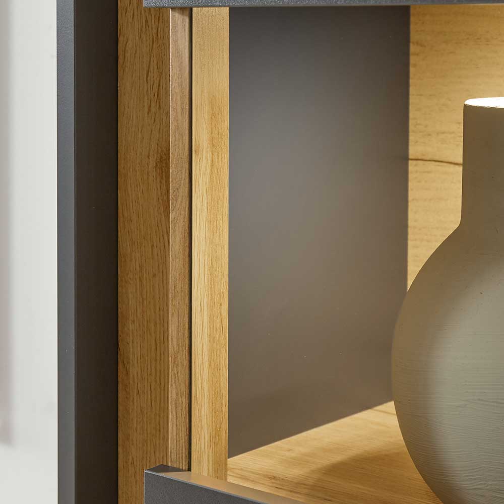 Design Anbauwand fürs Wohnzimmer - Ahilav (dreiteilig)