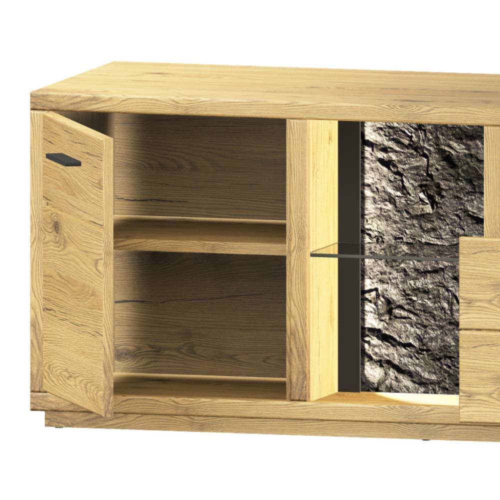 Design-TV-Wohnwand Set modern - Friburgo (dreiteilig)