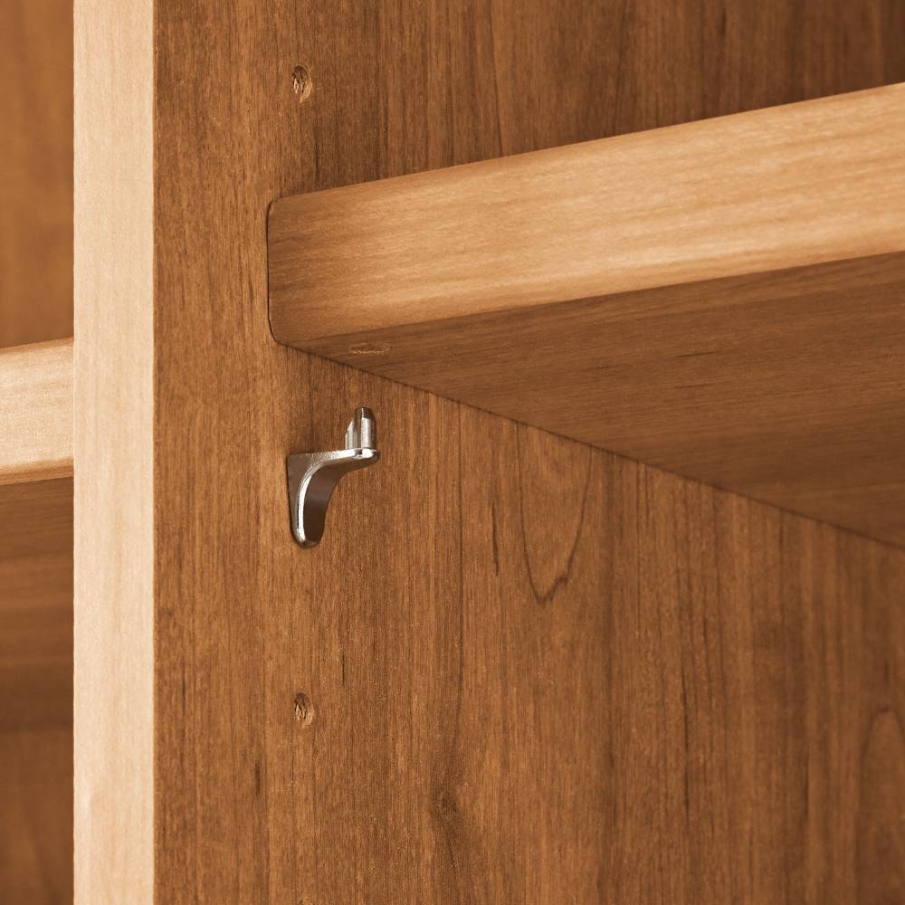 7-türiger Schlafzimmerschrank in Eiche Bianco - Vutonia