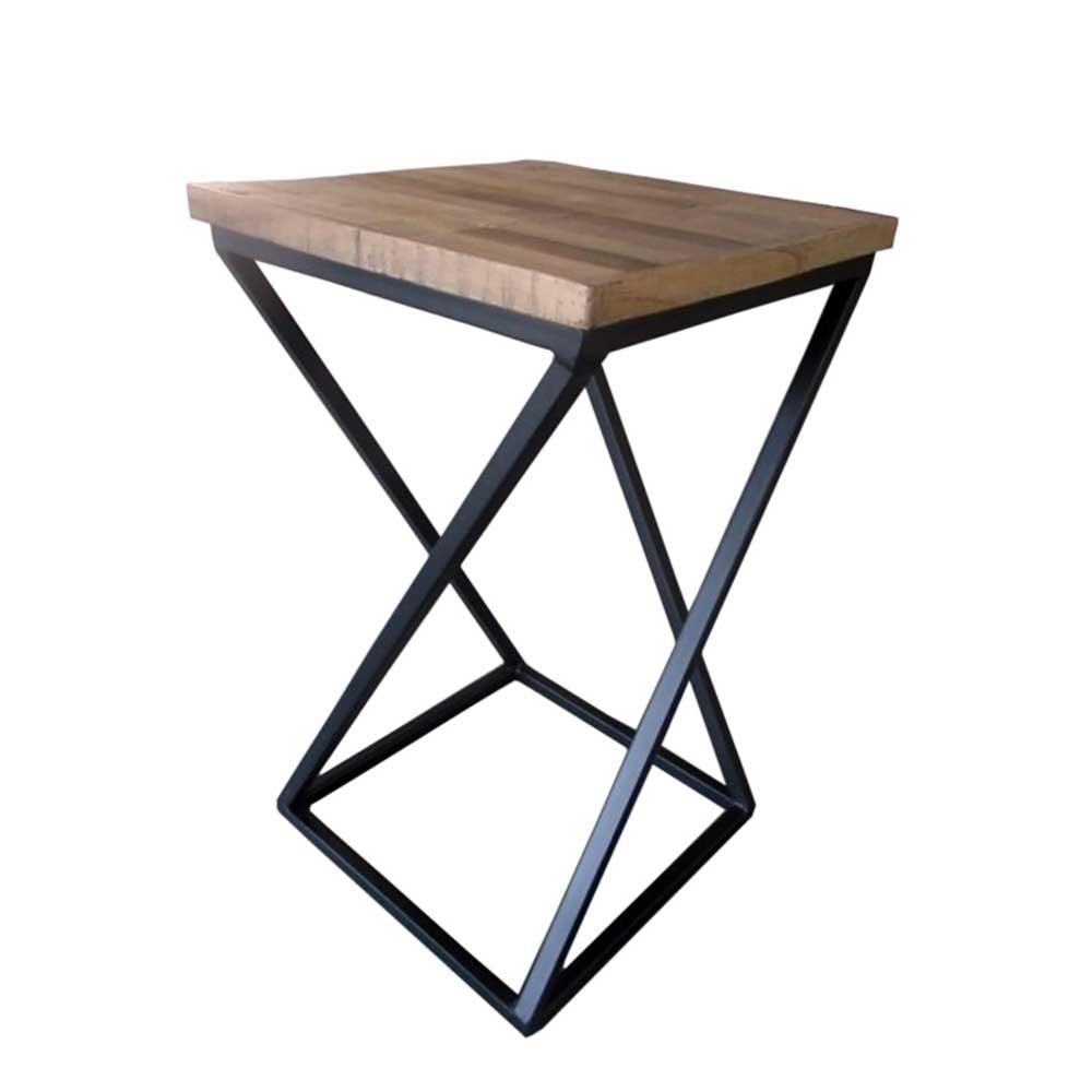 Beistelltisch aus Recyclingholz Teak - Smono
