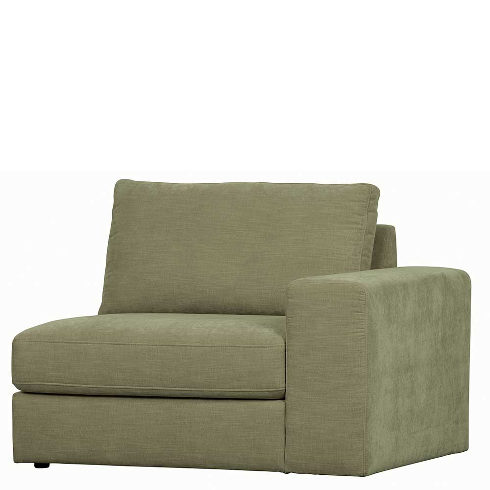 Modulare Couch - Endelement mit Armlehne rechts - Perconia