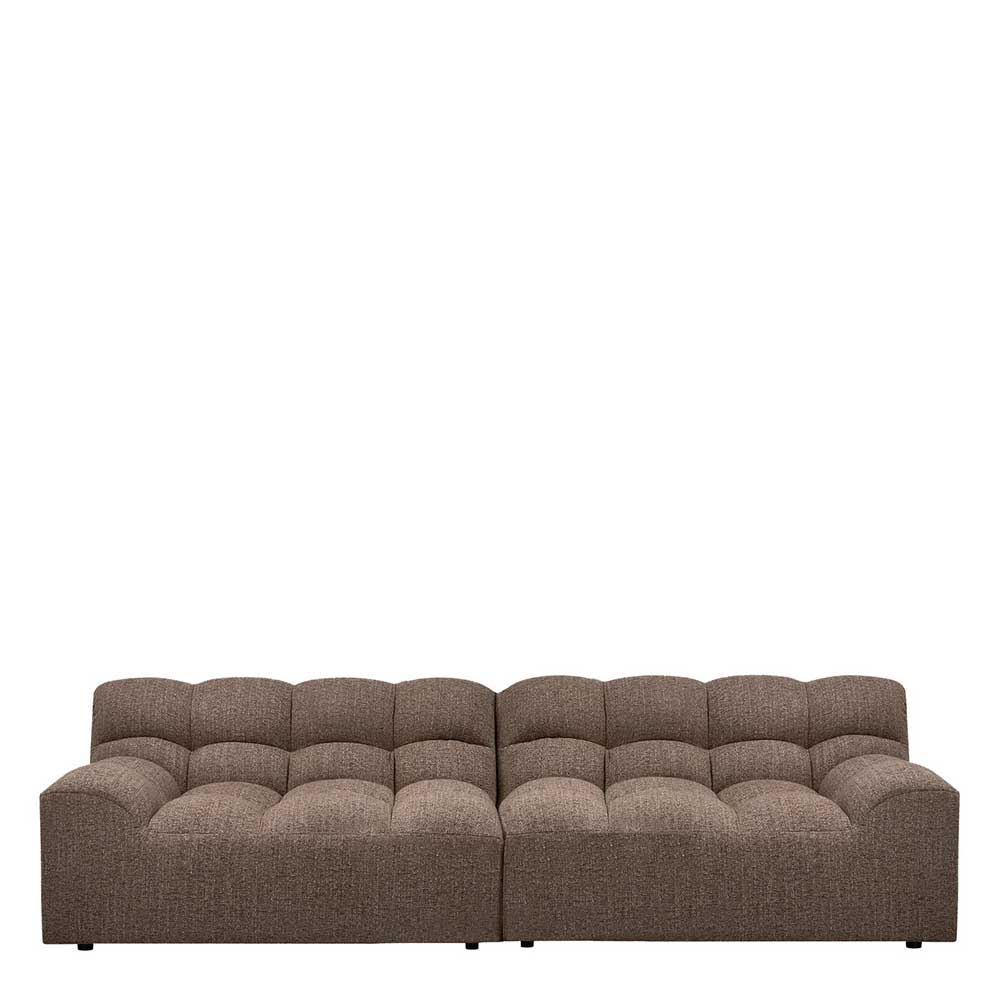Wohnzimmer Couch in Dunkelbraun Melange - Annatto
