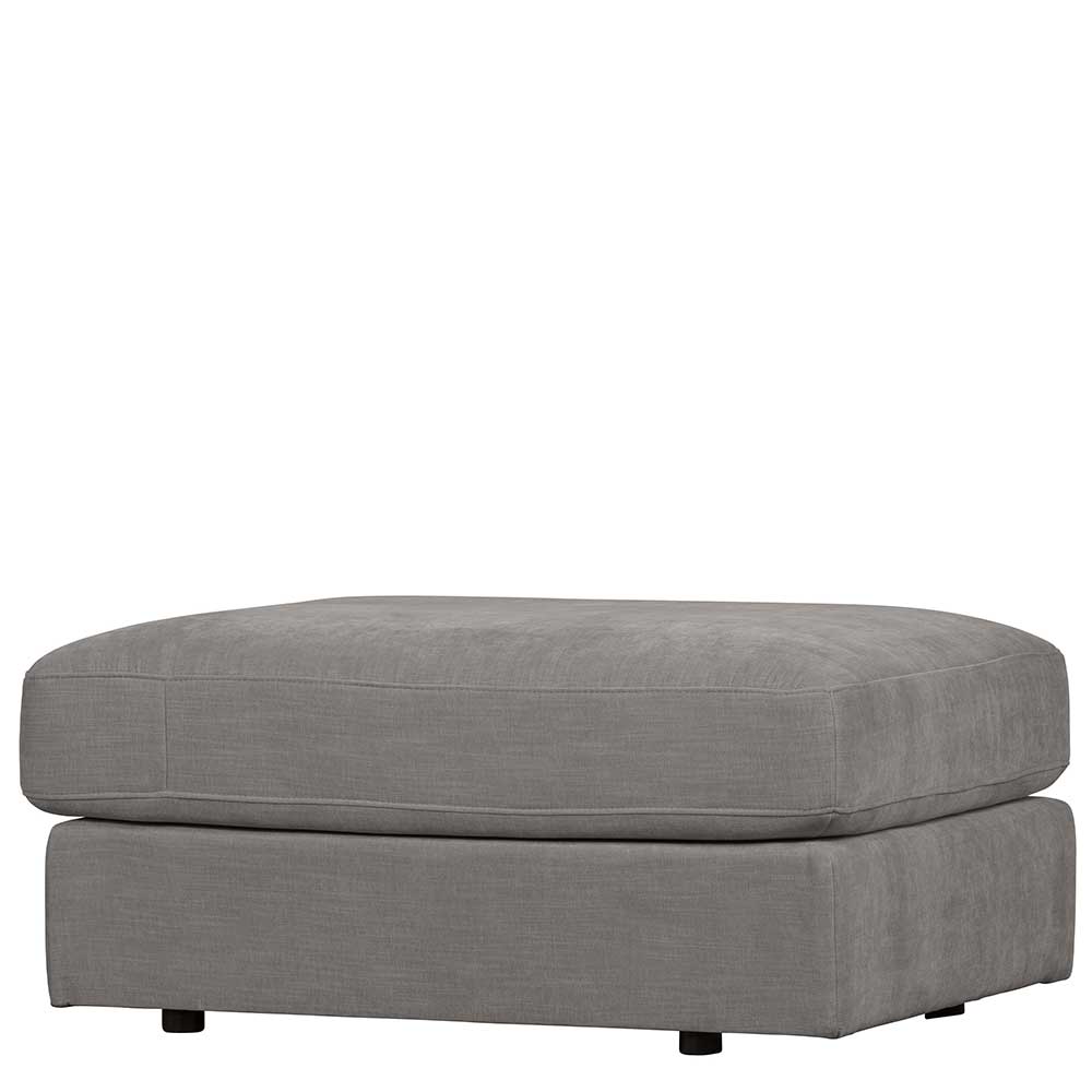 98x44x90 Gepolsterter Hocker in Grau - Luosa