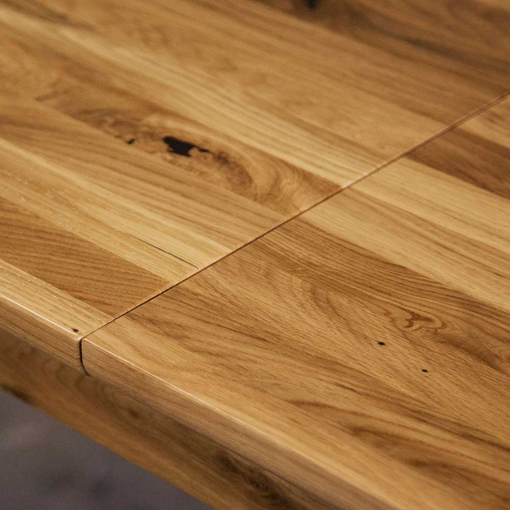 Esszimmer Ausziehtisch aus Holz Wildeiche - Eavy