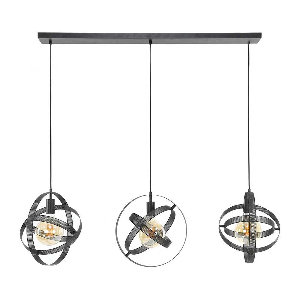 Design-Pendelleuchte mit drei Schirmen - Jandaria