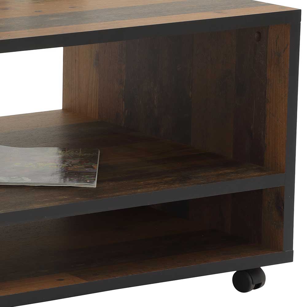 110x50x68 Wohnzimmer Tisch auf Rollen - Pierre