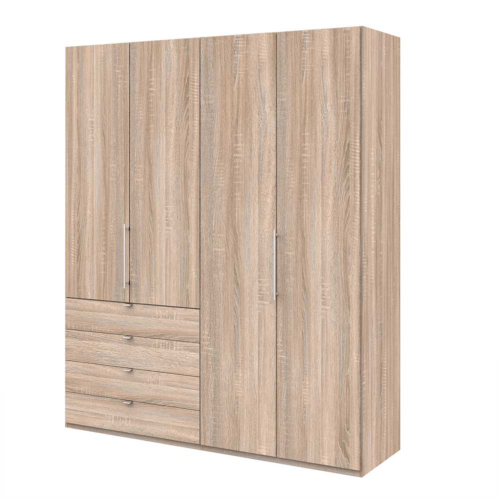 Kleiderschrank in Eiche Sägerau Dekor - Zayun