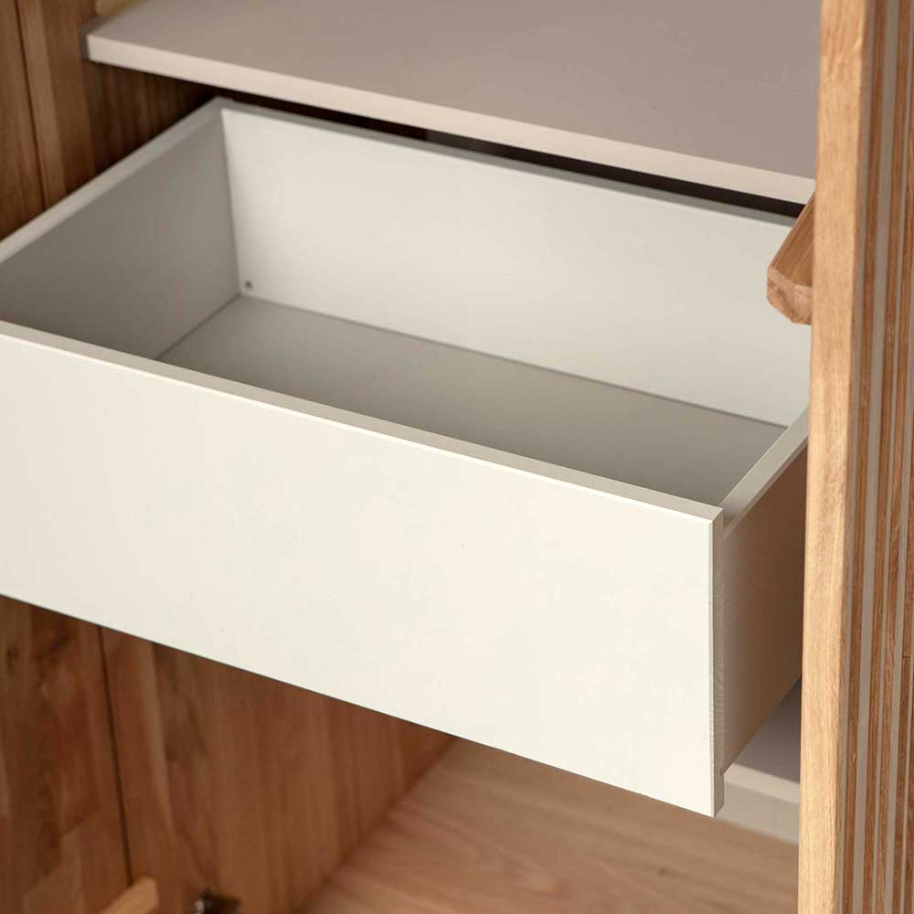 2-türiger Schrank in Eiche & Schwarz - Banyo