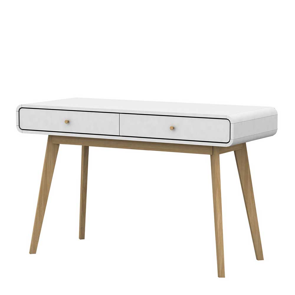 Nordic Chic Schreibtisch zweifarbiges MDF - Kolreva