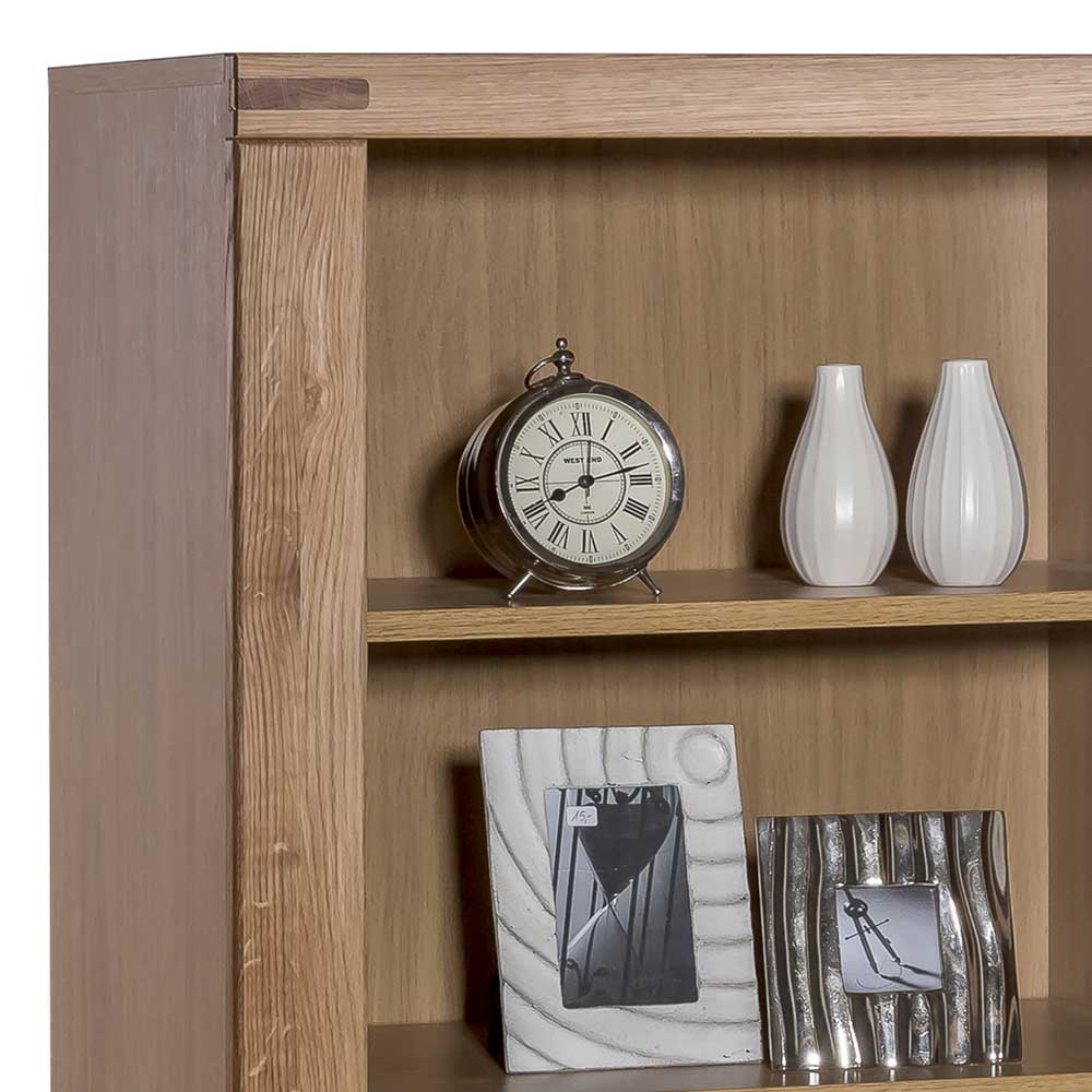 68x140x40 Wohnraum Regal aus Wildeiche - Maila