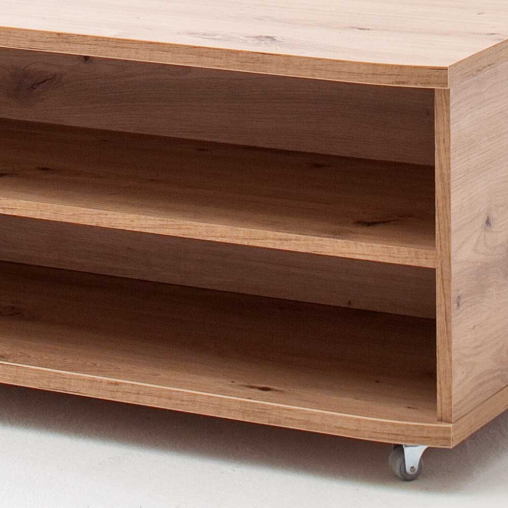 115x70 Stauraum Sofatisch auf Rollen - Vecenda