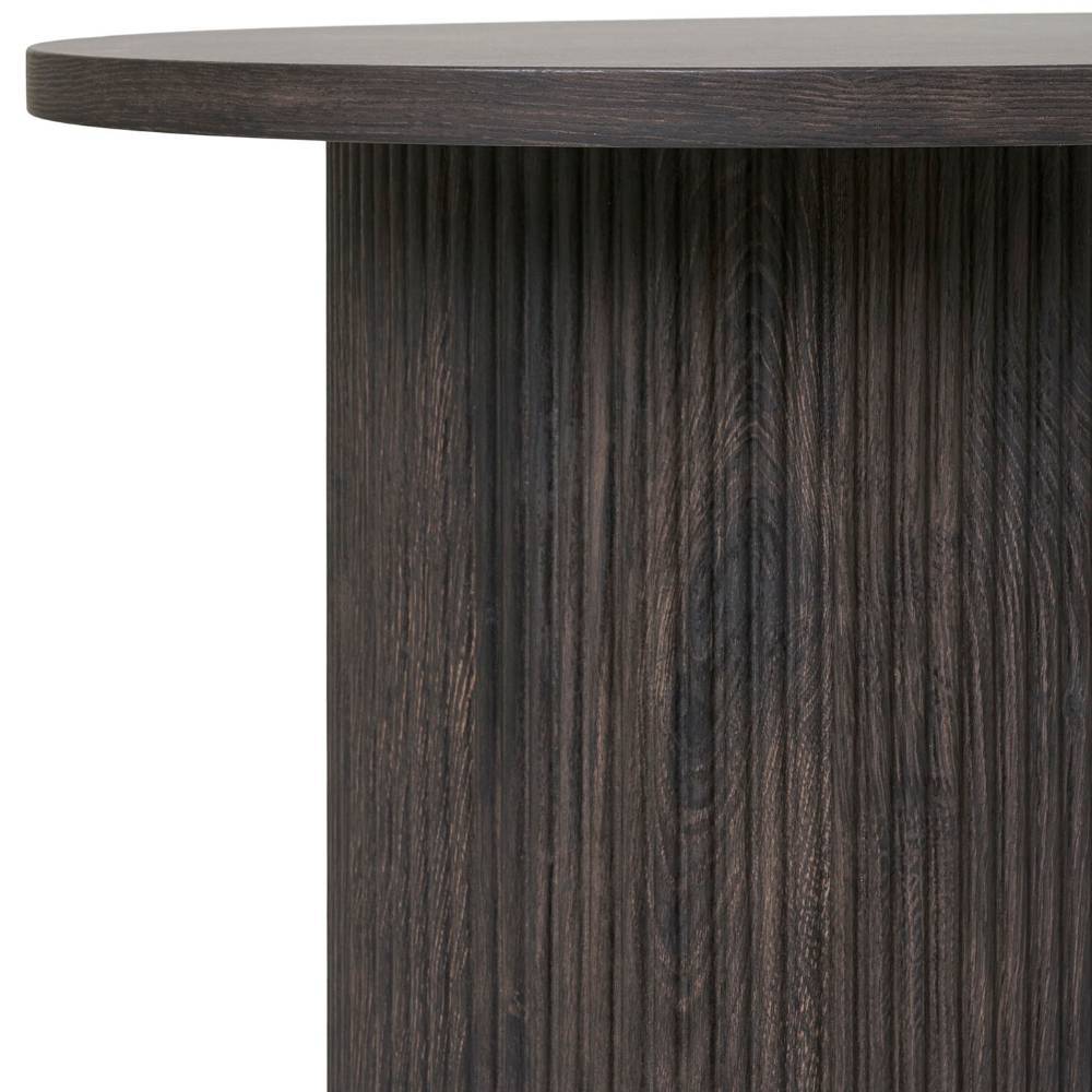 Scandi Wohnzimmertisch in Dunkelbraun Holzoptik - Nirameso