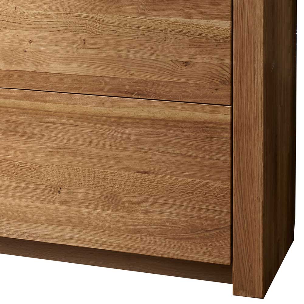 170x92x45 Wildeiche Sideboard aus geöltem Massivholz - Loitons