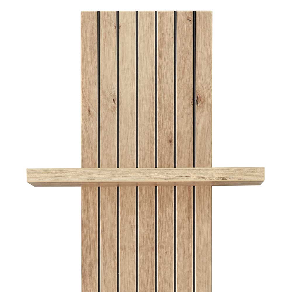 Wandregal in Wildeiche Holzoptik - Hilona