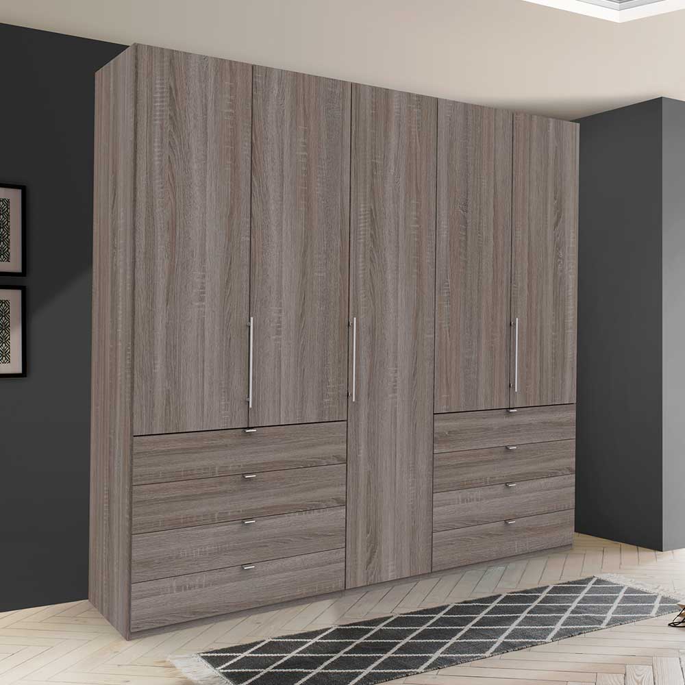 Hoher Schrank fürs Schlafzimmer 3 türig - Crenba