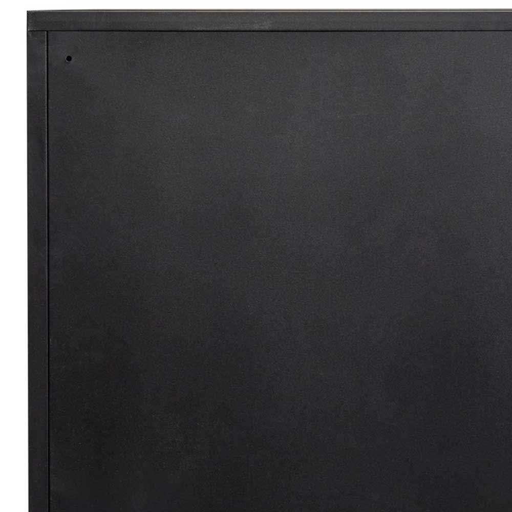 Schwarzer Schuhschrank mit matter Oberfläche und robustem Design – Matic