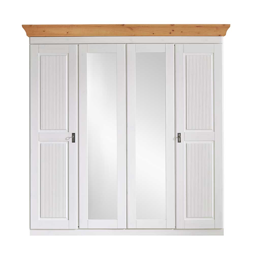 Modern Country Kleiderschrank 4-türig - Oradea