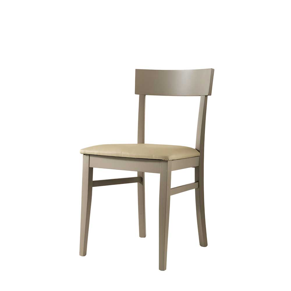 Küchenstuhl Zenca in Taupe (2er Set)