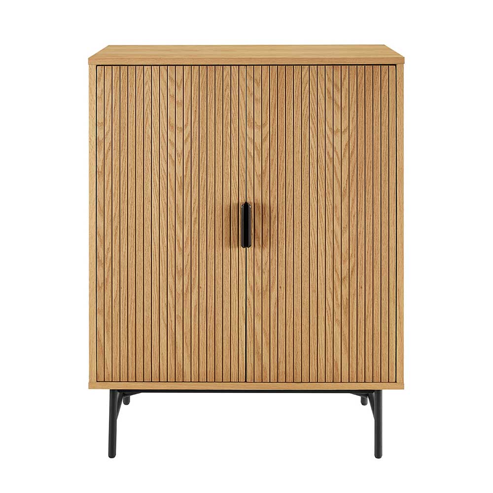 2-türiges Scandi Highboard in Eiche - Piassona