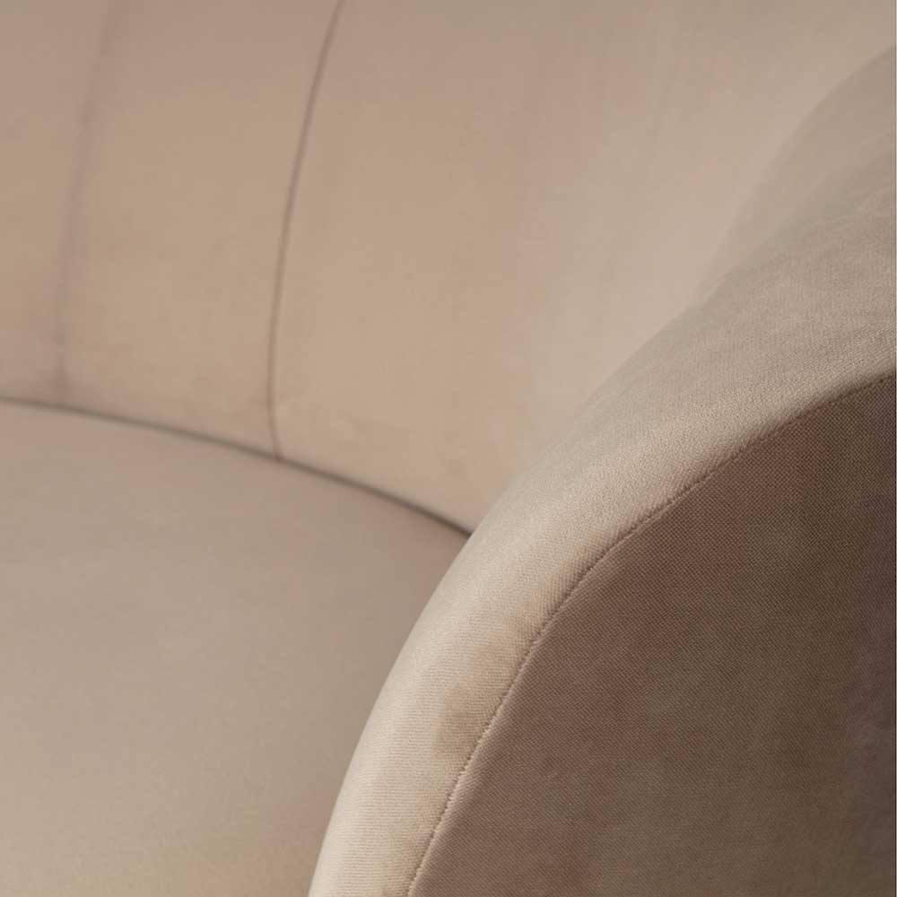 Retro Lounge-Sessel in Khaki Samit - Griffina
