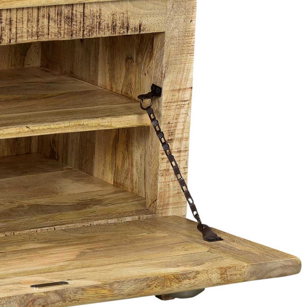 Shabby Design Schuhschrank mit 2 Klappen - Suennas
