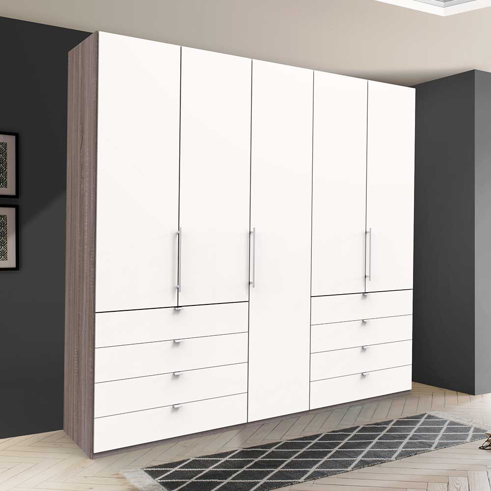 Hoher Schlafzimmer-Schrank mit acht Schubladen - Tivierto