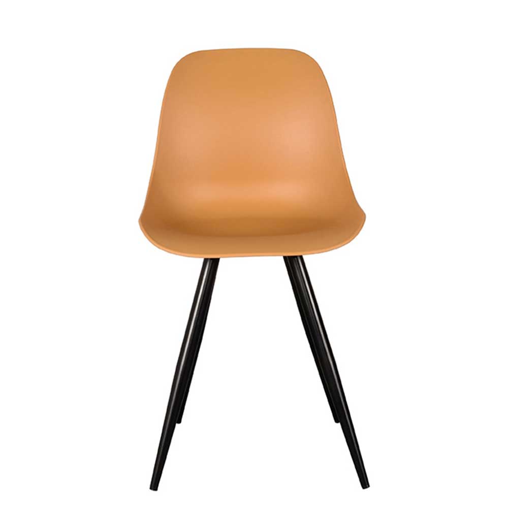 PP Schalenstühle in Ocker - Sayetton (2er Set)