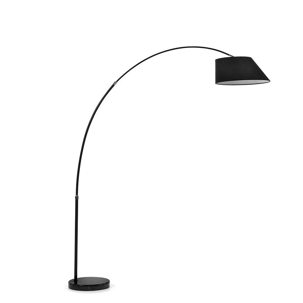 Design Bogenleuchte in Schwarz - Lurena