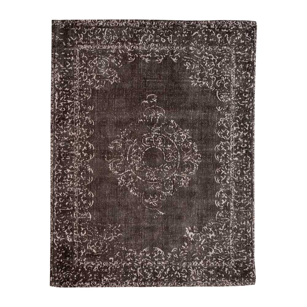 Vintage Design Teppich in Anthrazit - Rocks