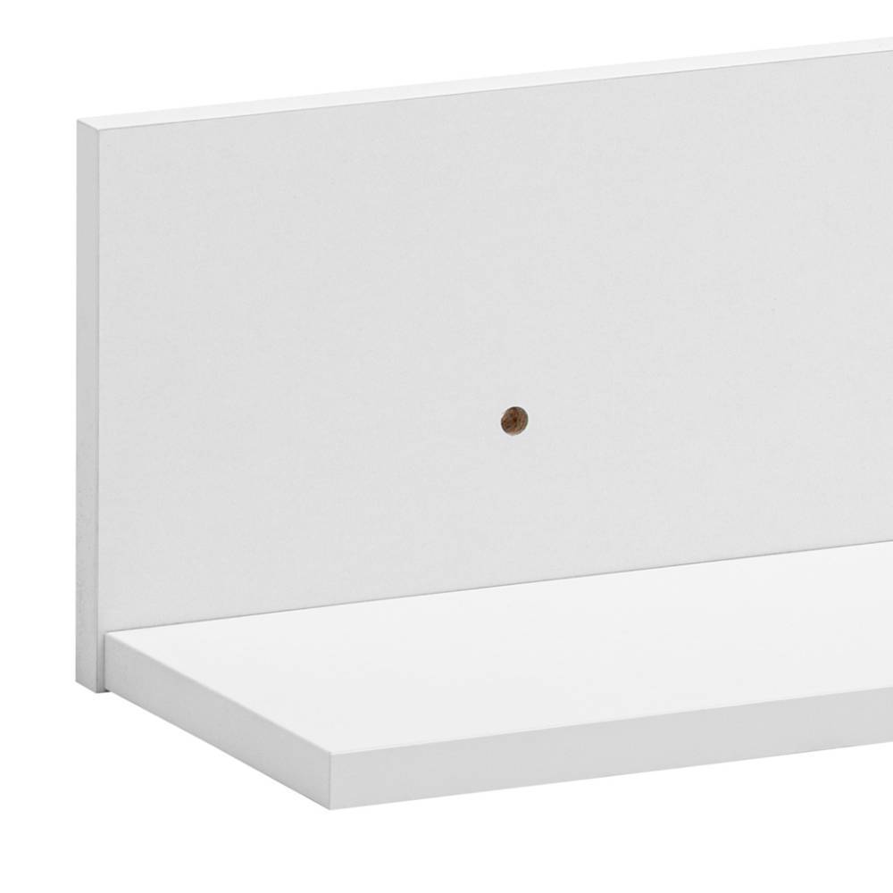 Mattweißes Wandboard aus dem 2er Set mit sichtbarem Befestigungsloch – Rozenna