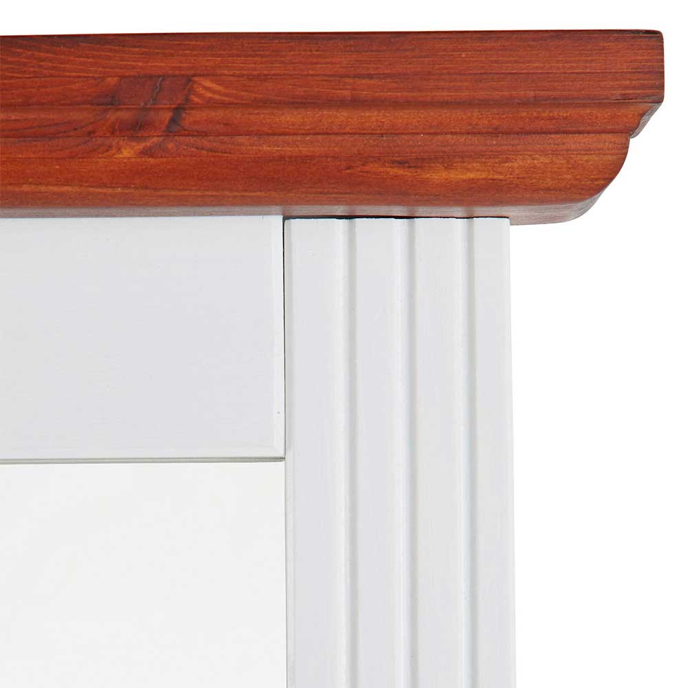 94x94 Landhaus Spiegel mit Holzrahmen - Beapta