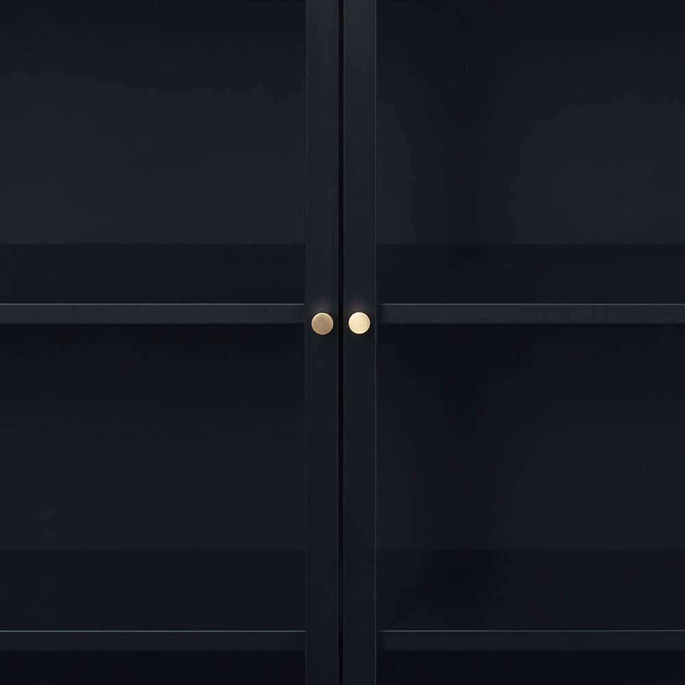 110x140x40 Metallschrank mit Glastüren - Butoaie